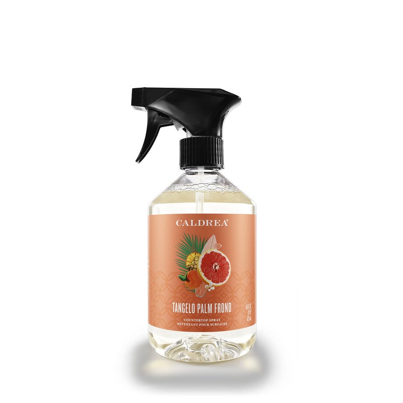 Caldrea Multi-surface CounterTop Spray Cleaner, Made With Vegetable Protein Extract, Tangelo Palm Frond Scent, 16 Oz - Image 1