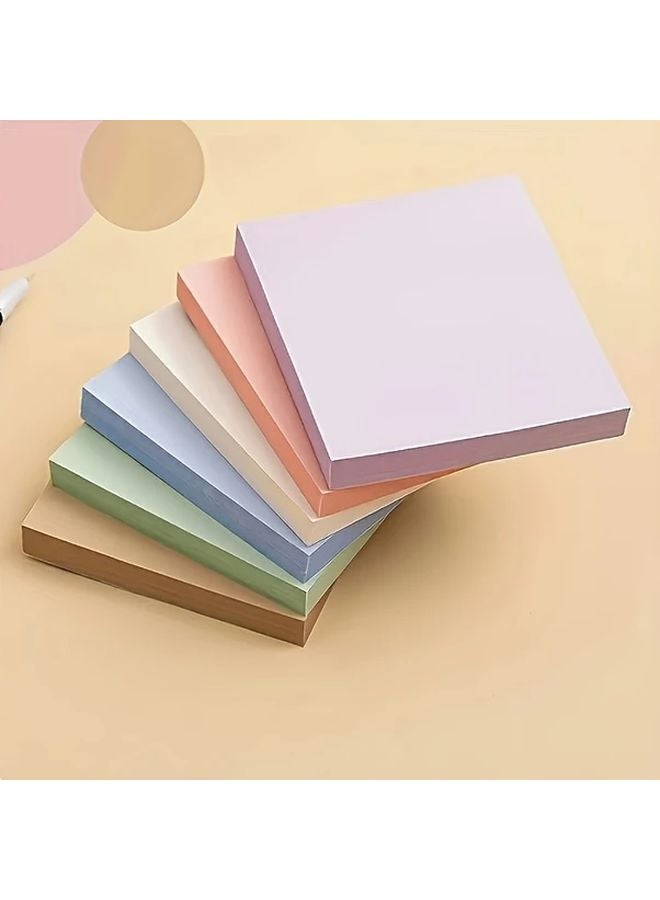 Morandi Five Color Self Adhesive Notes 100pcs Removable Memo Pad Set - Image 3