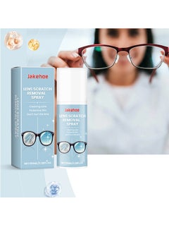 Jakehoe Lens Scratch Cleaner Spray - Eyeglass Lens Cleaning And Maintenance Spray 100ML - Professional Lens Care Solution For Glasses, Mobile Phones, Etc. Safe Professional-Grade Formula  - Image 1