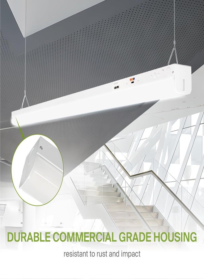 اي اس دي مصباح خطي LED بطول 4 أقدام للسلالم من ASD مزود بمستشعر حركة - 22-44 واط، 5853 لومن، قابل للتوصيل، مصباح LED للمتاجر - قابل للتعديل من 3500-5000 كلفن، مصباح سقف تجاري - معتمد من UL وDLC - Image 5
