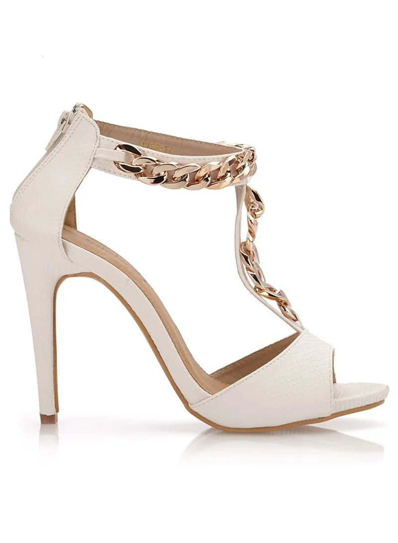 Creamberry's by SNZ Python Prints Sandals