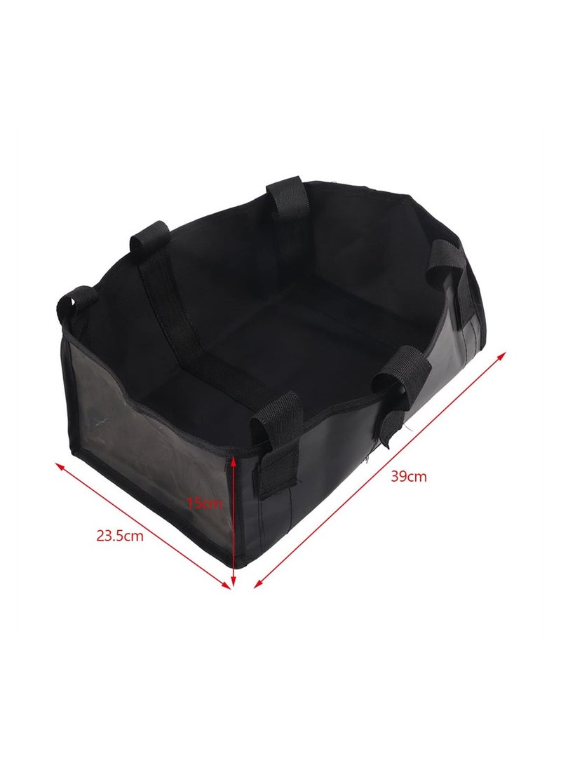 SYOSI Bag for Rollators Walker, Under Seat Wheelchair Basket Bag Replacement Storage Bags for Seniors, Walker Underseat Replacement Medical Basket (Black)  - Image 3
