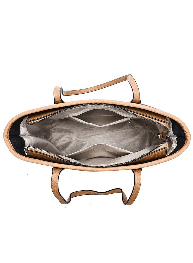 JCB CHIC حقيبة يد حقيبة يد جديدة غير رسمية نسائية حقيبة يد نسائية كبيرة الحجم ذات سعة كبيرة حقيبة كتف نسائية عالية الجودة مركبة للسيدات (2975#) - Image 3