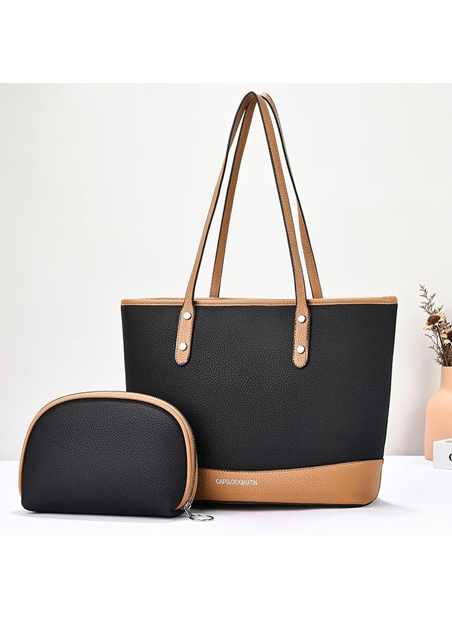 JCB CHIC حقيبة يد حقيبة يد جديدة غير رسمية نسائية حقيبة يد نسائية كبيرة الحجم ذات سعة كبيرة حقيبة كتف نسائية عالية الجودة مركبة للسيدات (2975#) - Image 1