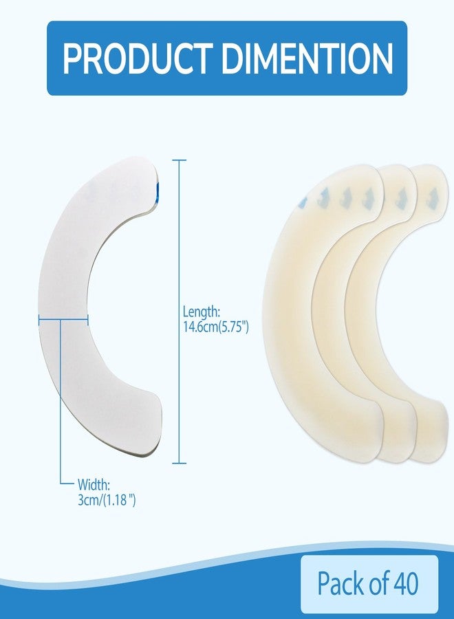 Heagimed 40PCS Ostomy Barrier Strips, Skin-Friendly Hydrocolloid Skin Barrier Strips, Elastic Barrier Strips for Ostomy Bag Ostomy Colostomy Ileostomy Supplies - Image 2