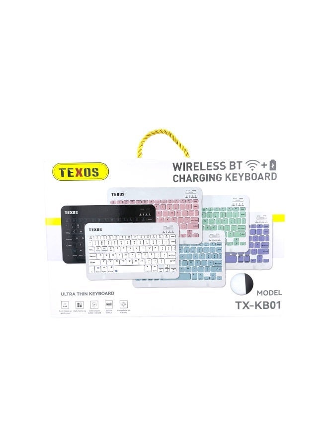 Texos TX-KB01 Wireless BT Charging Keyboard - Image 1