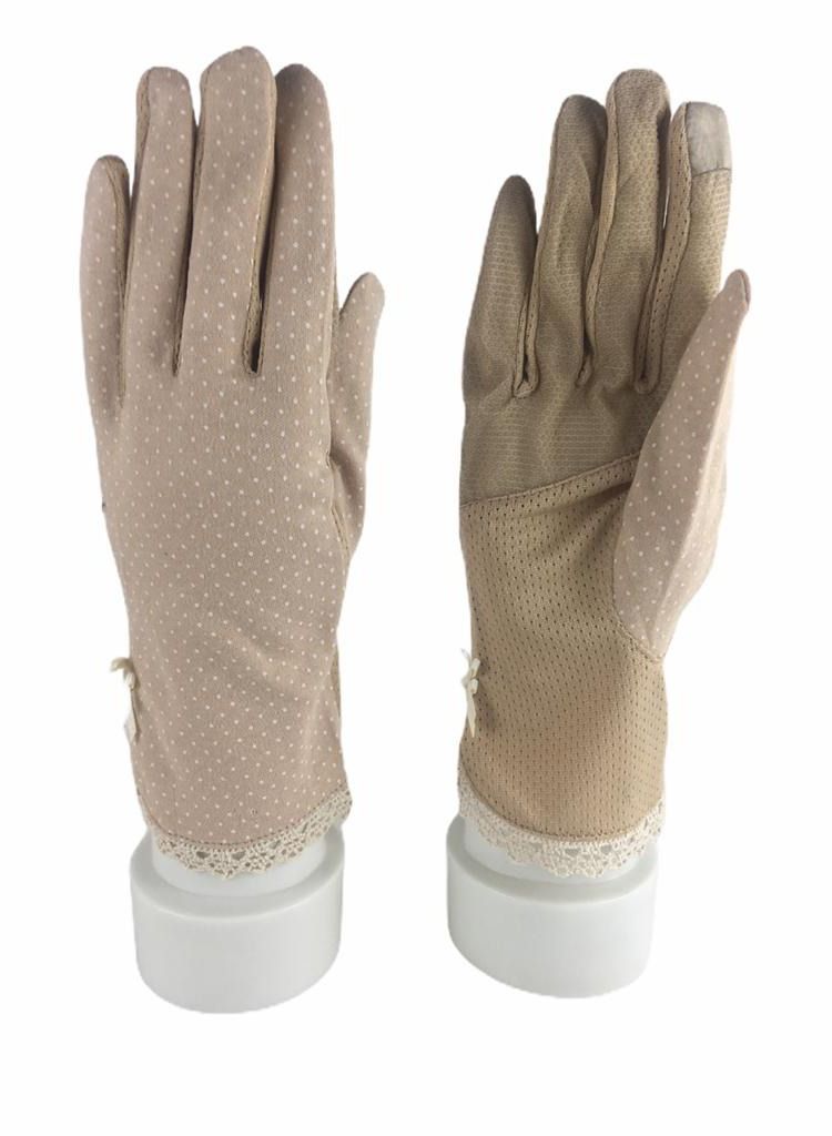SFMW Pair Women Sun Protective UV Protection Summer Sunblock Touchscreen Gloves for Driving Riding  - Image 3