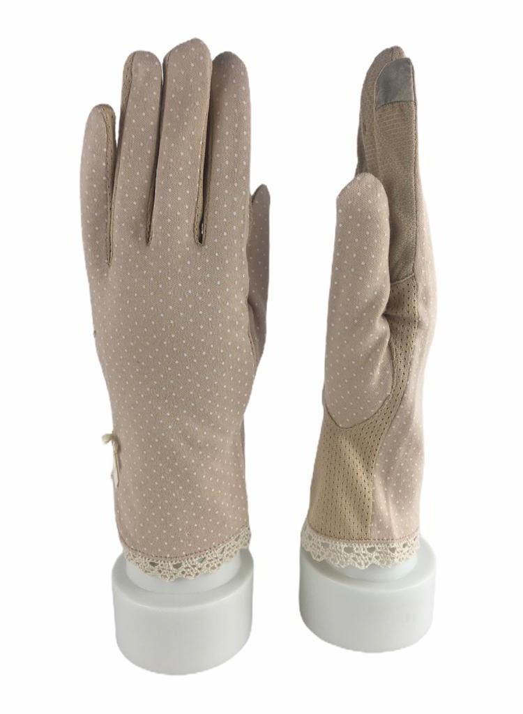 SFMW Pair Women Sun Protective UV Protection Summer Sunblock Touchscreen Gloves for Driving Riding  - Image 2