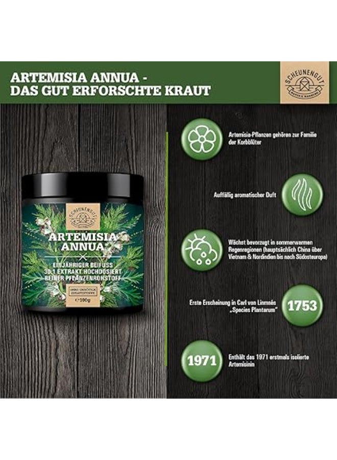 Scheunengut Artemisia Annua Extract Powder 100 g ,Immune system support - Image 2