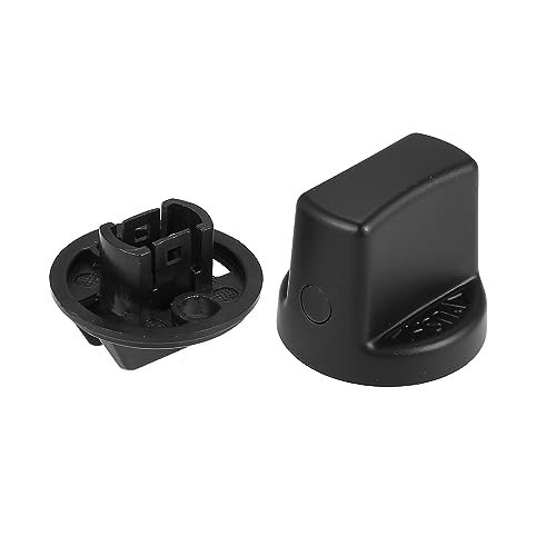 X AUTOHAUX Keyless Ignition Start Switch Knob Cap and Insert for Mitsubishi Lancer 2008-2017 4408A167 4408A031 Black - Image 5