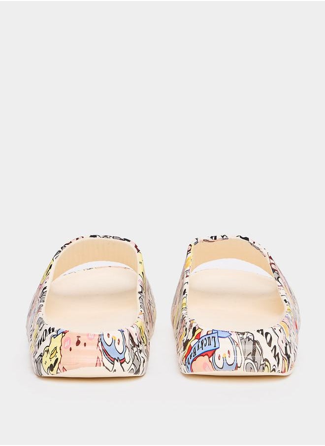 Styli Bear Print Slides  - Image 4