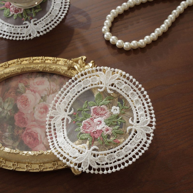 French Embroidery Lace Coaster - Image 2