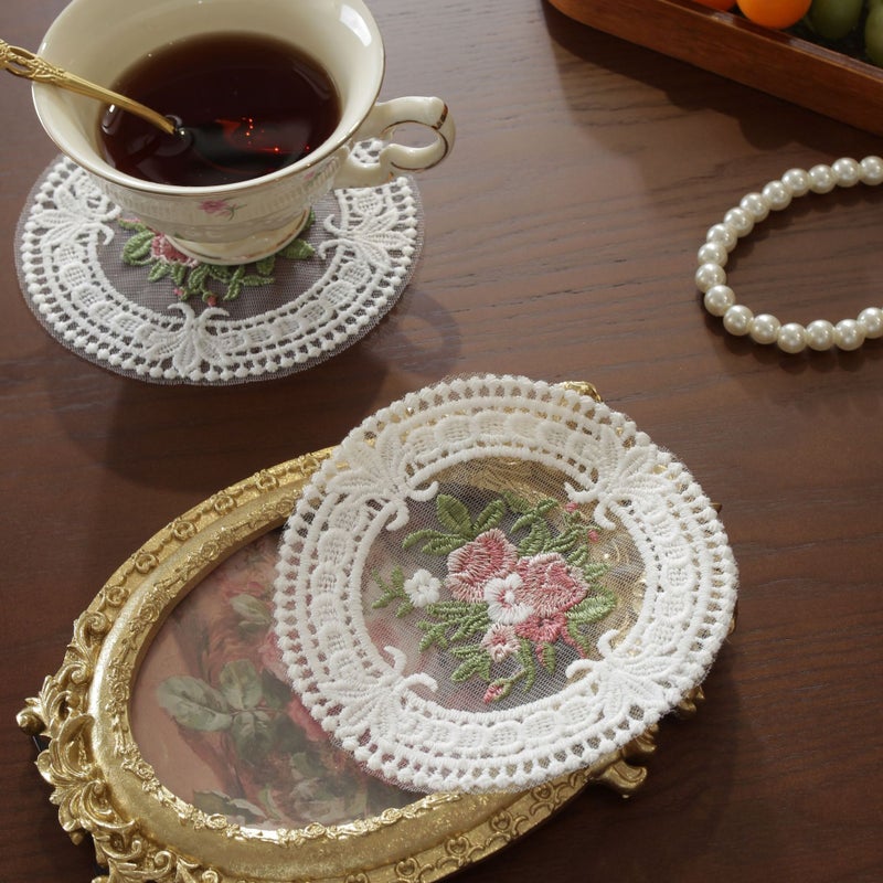 French Embroidery Lace Coaster - Image 5