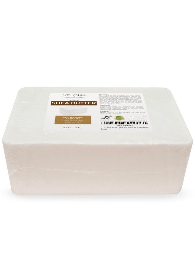 velona 5 LB - Shea Butter - Melt and Pour Soap Base SLS/SLES free | Natural Bars for The Best Result for Soap-Making - Image 2