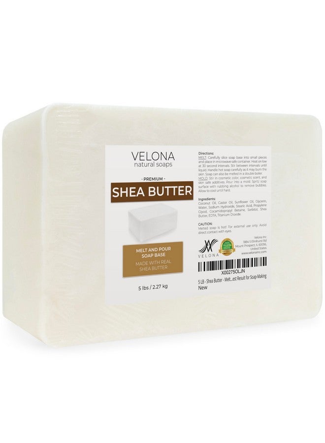 velona 5 LB - Shea Butter - Melt and Pour Soap Base SLS/SLES free | Natural Bars for The Best Result for Soap-Making - Image 3