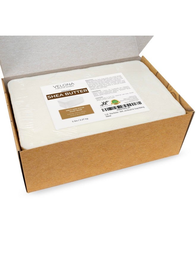 velona 5 LB - Shea Butter - Melt and Pour Soap Base SLS/SLES free | Natural Bars for The Best Result for Soap-Making - Image 4