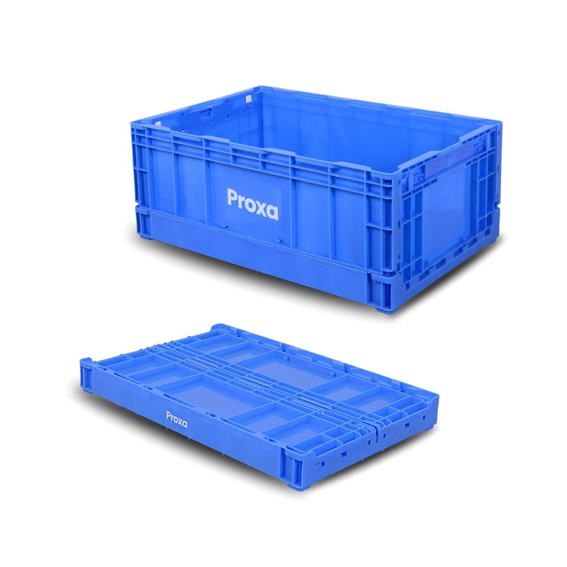 ROXA سلة قابلة للطي بسعة 60 كجم (N) مع بولي بروبيلين (PP)، خفيفة الوزن، لأغراض التخزين والتكديس، تصميم موفر للمساحة، للاستخدام في المنزل، المستودع، المكتب وغيرها.. PXA-FB60(N) - Image 1