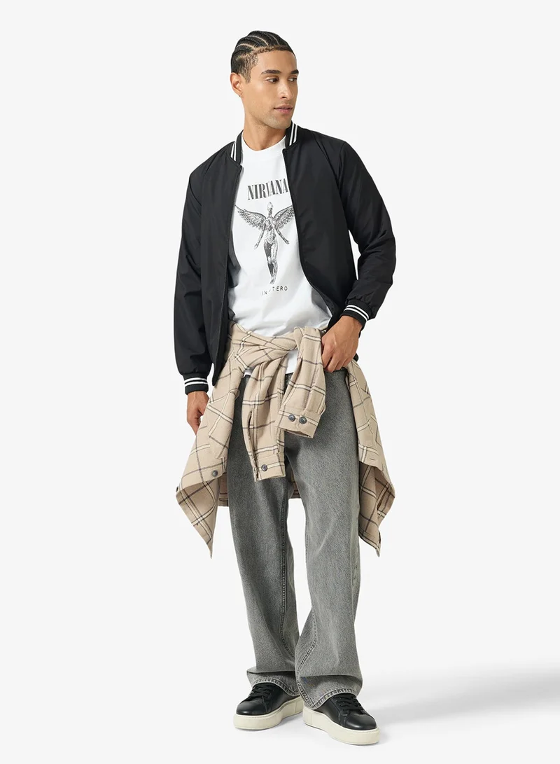 JACK & JONES  Graphic Print Regular Fit T-Shirt for Men | Best Price UAE