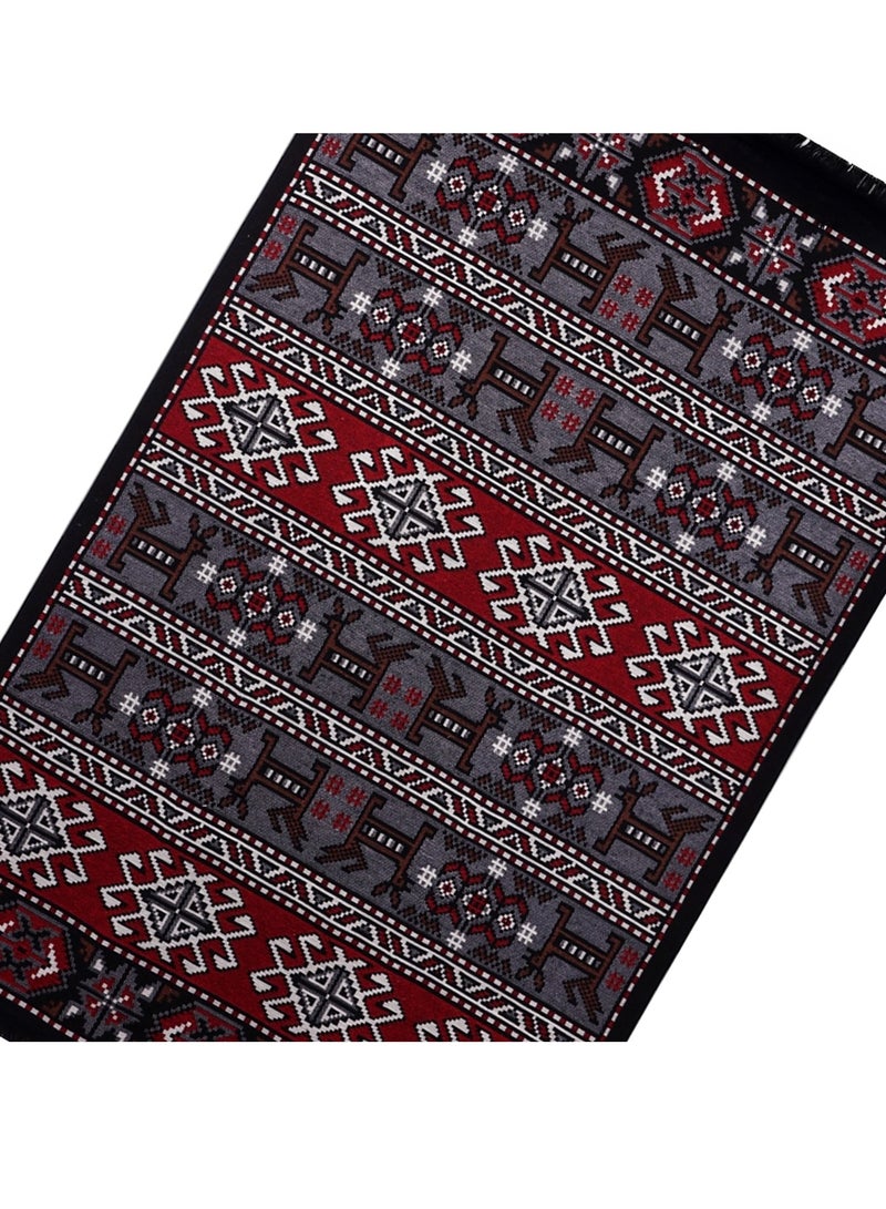 BiggHome Area Rug 120x180cm, Made in Turkey, Indoor Area Rug, Carpet for Home, Machine Washable, Durable, Ethnic-Inspired Pattern for Living Room - SA25HC - Image 3