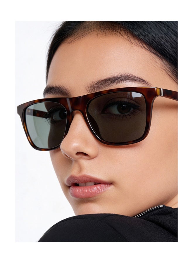 VINCENT CHASE Unisex VINCENT CHASE By Lenskart | Mirage Full Rim Wayfarer Polarized & UV Protected Sunglasses For Men & Women VC S13971 - 53mm - Brown - Image 4