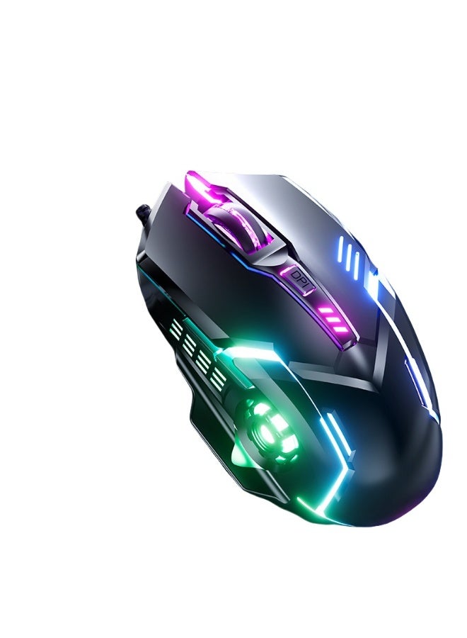 KUYING New 7-key Colorful Esports Cable Game 