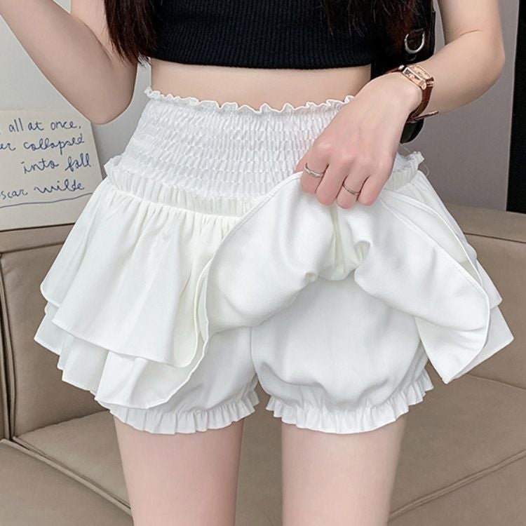Spot Delivery Ballet Style Fluffy Cake Skirt Female Girl Petite A-Line Skirt Short Skirt - Image 3