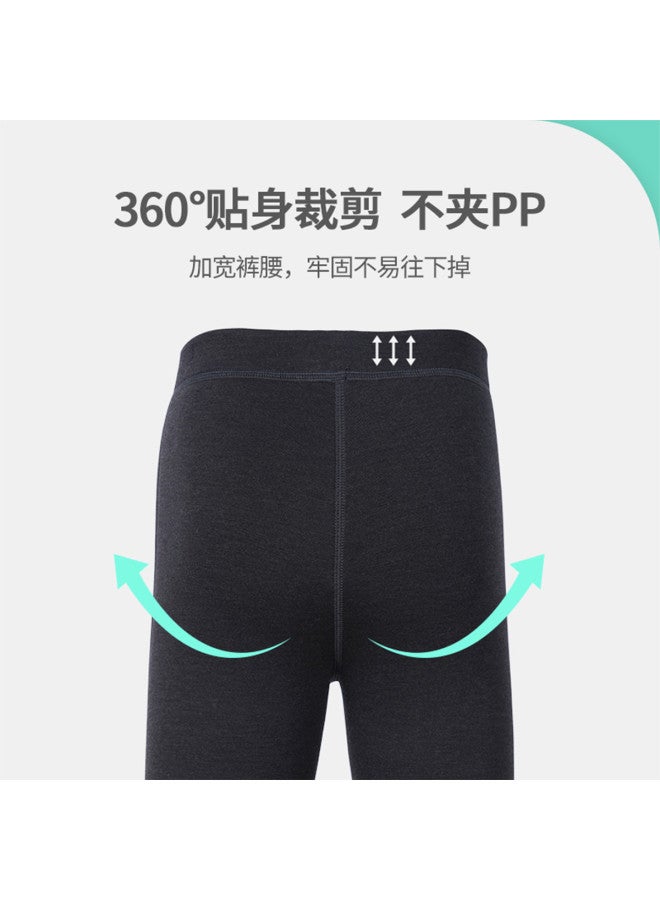 Long time companion boys' High-waist Thickened Warm Pants With Wool & Silk - Image 5