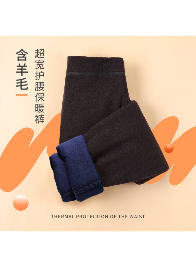Long time companion boys' High-waist Thickened Warm Pants With Wool & Silk - Image 2