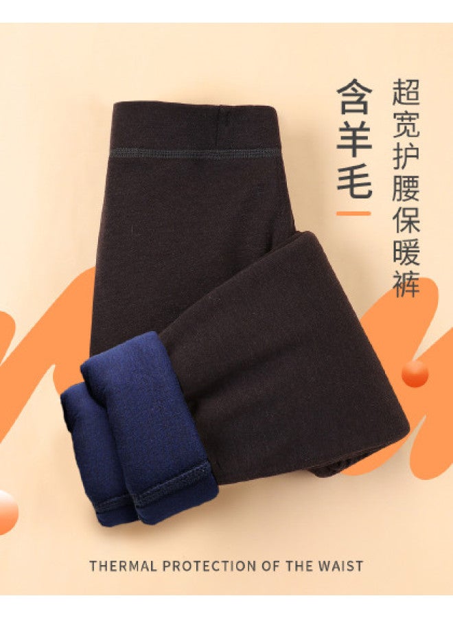 Long time companion boys' High-waist Thickened Warm Pants With Wool & Silk - Image 1