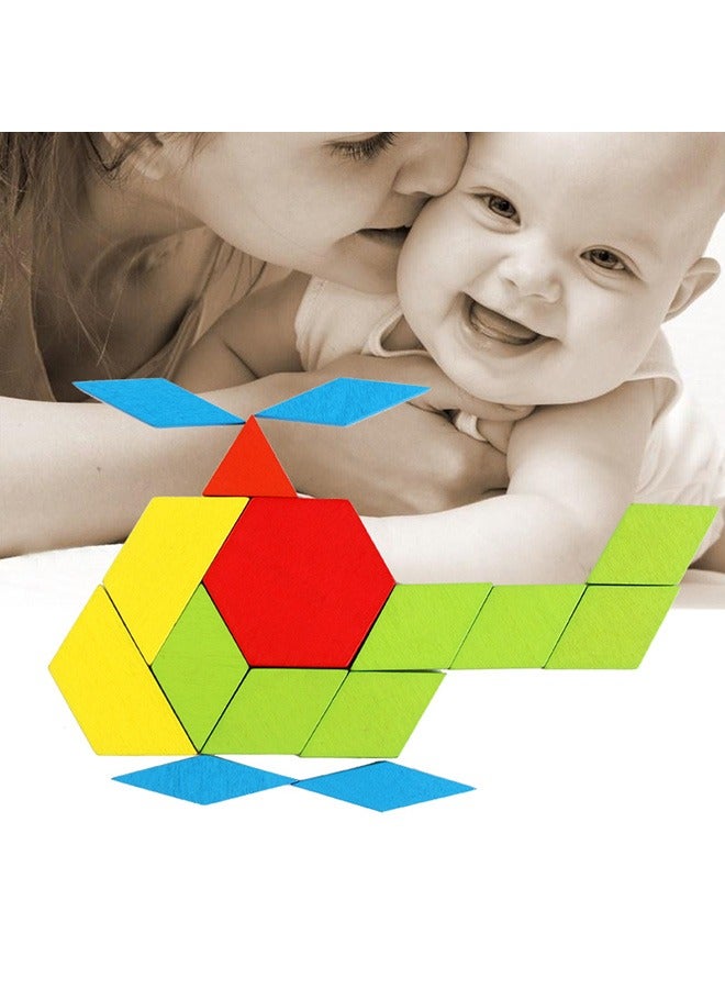 155 Piece Puzzle Toddler Toys for 1-3 Years Old, Tangram Puzzle Learning Toys for Boys and Girls, Montessori Toys Color Shapes Early Learning Educational Gifts - Image 2