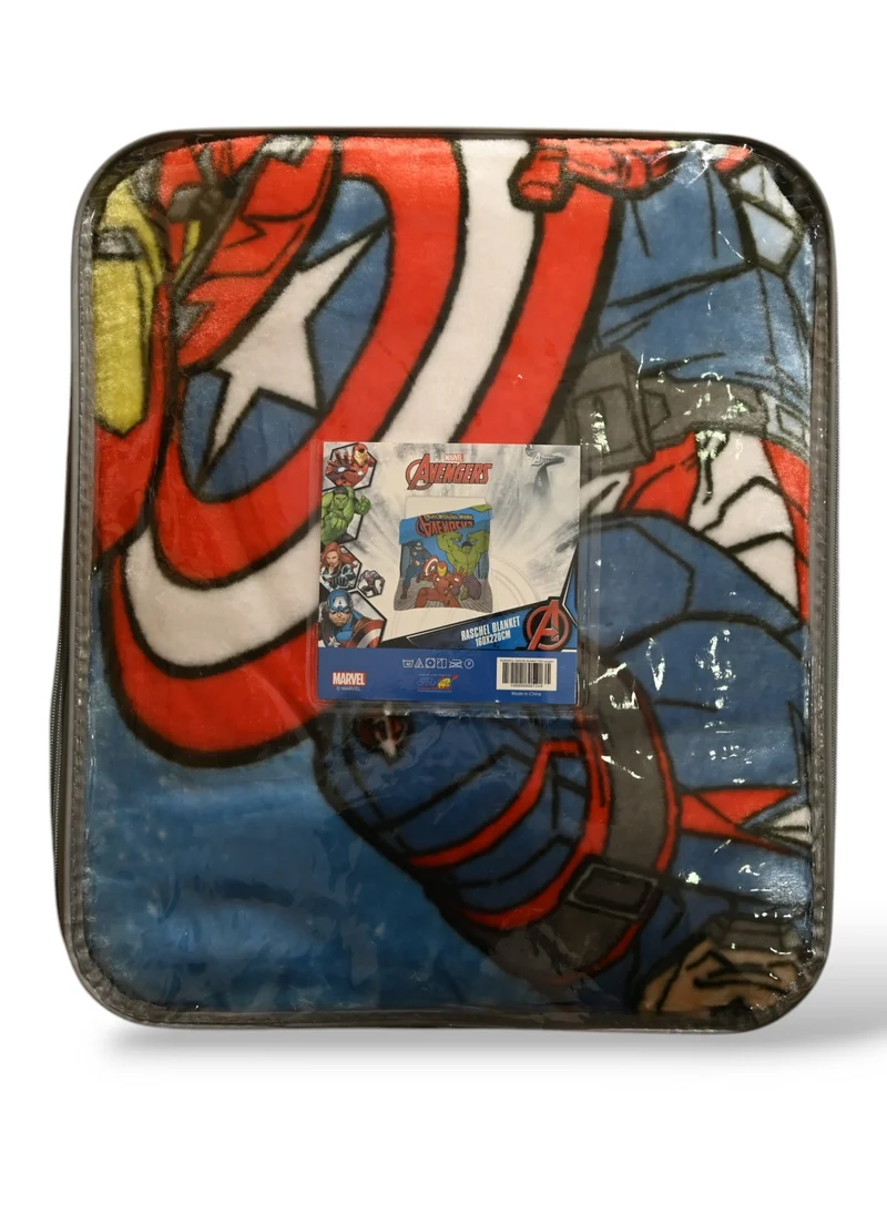 AVENGERS Avengers Raschel Blanket - 160 x 220 cm, 100% Polyester, 2200 grams