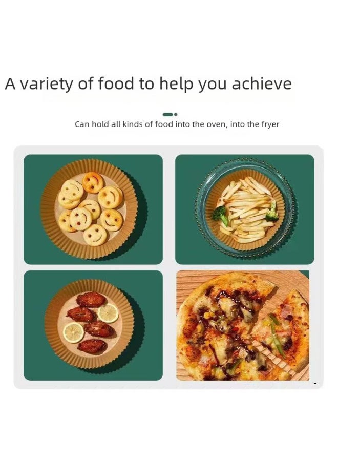 Air Fryer Special Paper Plate Household High Temperature Resistant Oil Absorbing Paper Pad Food Oven Baking Silicone Oil Paper Baking Paper Plate-Specifications:Square Blister Box Packaging ] - Image 5