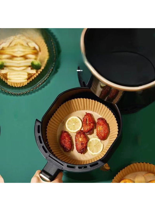 Air Fryer Special Paper Plate Household High Temperature Resistant Oil Absorbing Paper Pad Food Oven Baking Silicone Oil Paper Baking Paper Plate-Specifications:Square Blister Box Packaging ] - Image 4