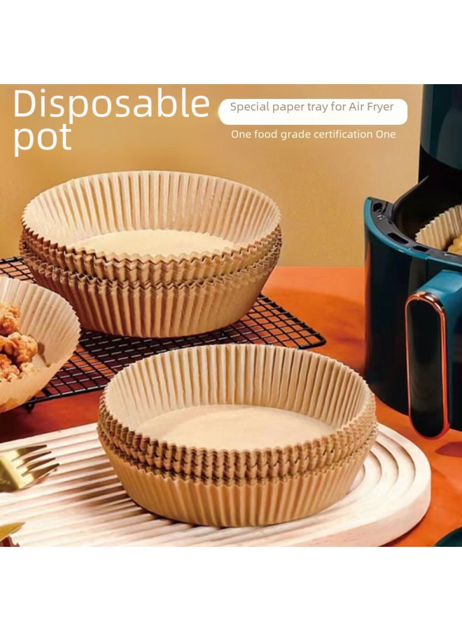 Air Fryer Special Paper Plate Household High Temperature Resistant Oil Absorbing Paper Pad Food Oven Baking Silicone Oil Paper Baking Paper Plate-Specifications:Square Blister Box Packaging ] - Image 3