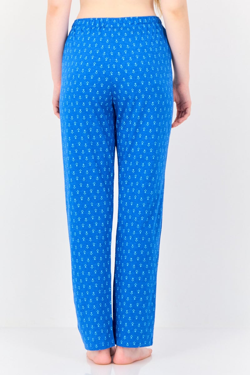 Zivame x Rosaline Women Allover Print Drawstring Pajamas, Multicolor - Image 4