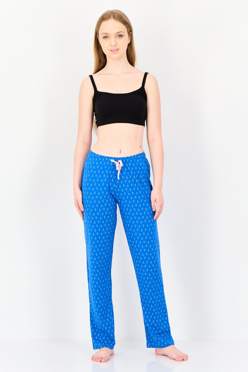 Zivame x Rosaline Women Allover Print Drawstring Pajamas, Multicolor - Image 3