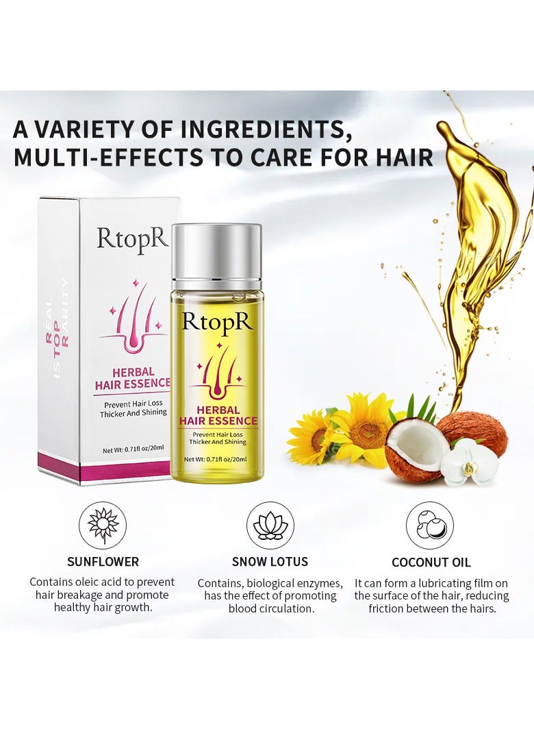 RtopR Hair Care Essential Oil, Makes Hair Soft and Shiny 20ml - Image 2