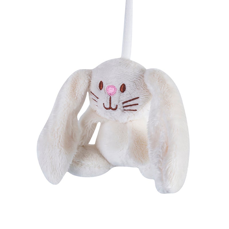 Kidle Cute Rabbit Bear Animal Crib Plush Rattle Bed  Hanging Toy 25x12x8cm - Image 5