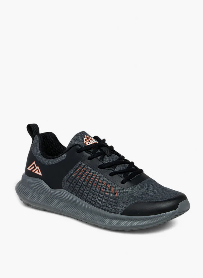 Oaklan by Shoexpress Panelled Lace-Up Sports Shoes