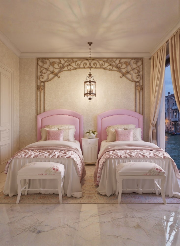 KARNAK Marvelle Kids Bed – Pink - Image 1