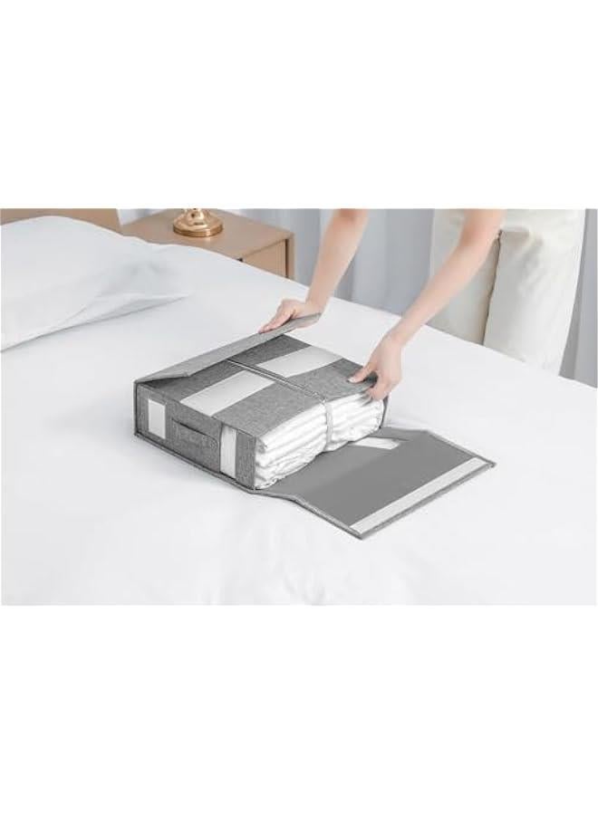 MIXDE Bed Sheet Organizer 2 Pack，closet Organizers And Storage，under Bed Storage，sheet Organizers And Storage，linen Closet Organizers And Storage，for Bedding, Blankets Cover Storage - Image 5