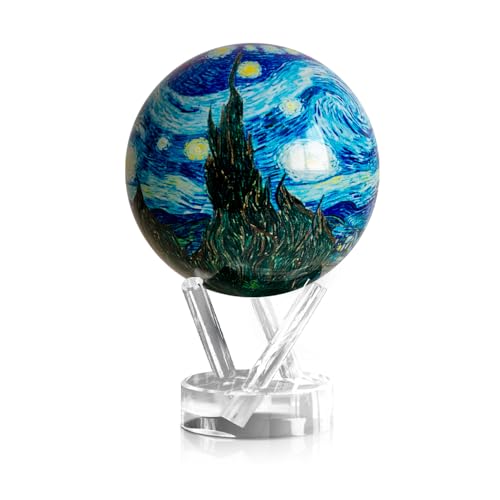 MOVA Globe Van Gogh Starry Night Classic 45 Rotating Solar Art Globe Featuring Van Goghs Masterpiece No Batteries or Wires Unique Decor Gift for Art Lovers - Image 1