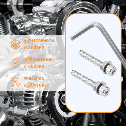 TOOINKCV 750 Pcs M2.5 Screws, Nuts and Washers Set - Metric Hex Socket Head Cap Bolts Kit - Stainless Steel Machine Screws Assortment With Fully Threaded Hex Nuts - Image 4