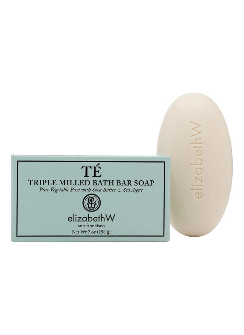 elizabeth W - elizabeth W Te Triple Milled Bath Bar Soap 7 Ounces - Image 1