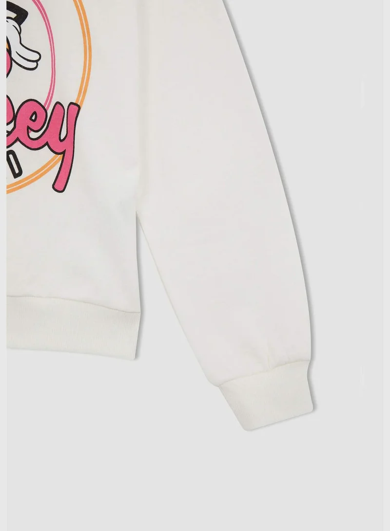 ديفاكتو Minnie Mouse Licenced Crew Neck Long Sleeve Sweatshirt