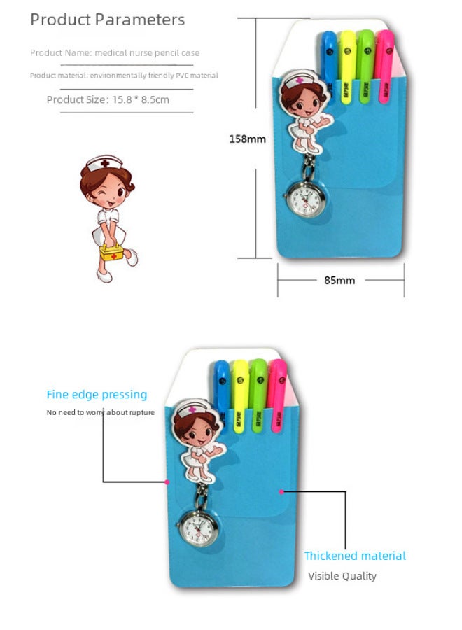 Autonomy Medical Gifts Pvc Medical Pencil Case Doctor Nurse Pencil Case Anti-dirty Pen Case Can Be Customized - Image 3