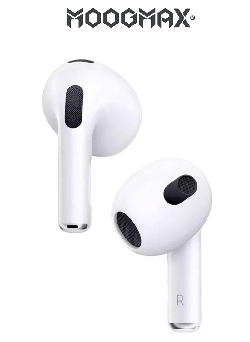 Moogmax MX-EP50 TWS wireless Earbuds with powerful sound, clear microphone HD voice, Pop up window (only with Iphone),  and wireless case charging - Image 1