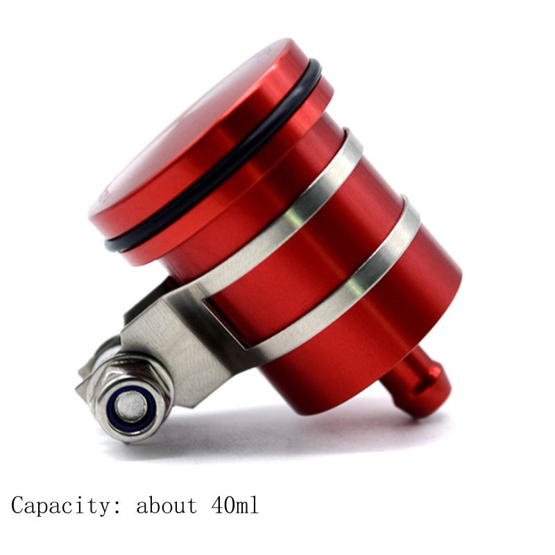 YIMOTO Motorcycle Brake Fluid Reservoir CNC Aluminum Front or Rear Oil Cup for S1000RR S1000R S1000XR R1200RS F650 F650GS F700GS F800GS R1200RT R1200GS for TMAX 500 TMAX 530 (Blue) - Image 2