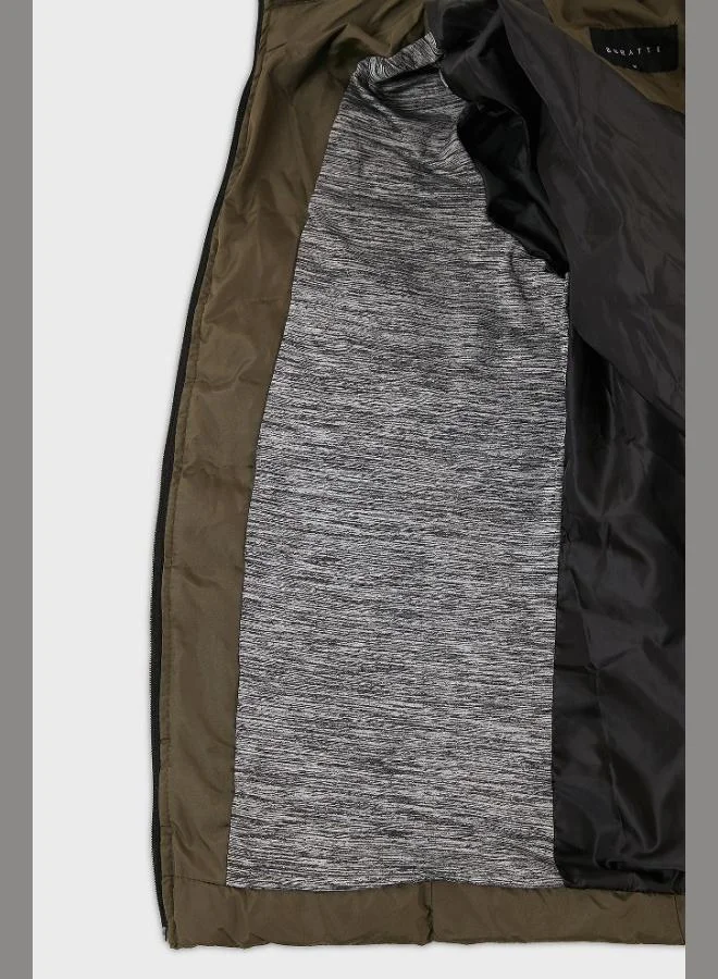 Buratti  Buratti Stand Collar Zip-Up Pocket Slim Fit Puffer Jacket Men's JACKET 649002 for Men | Best Price UAE