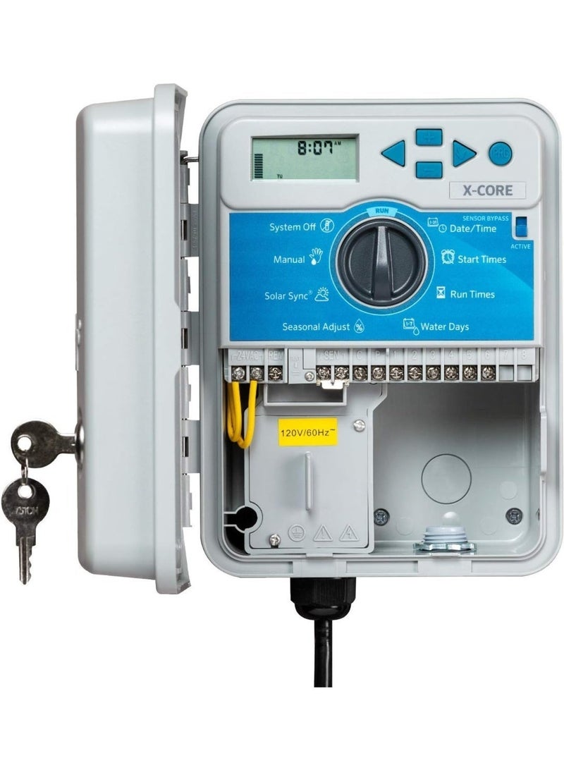Hunter XC600 X‑Core 6‑Station Outdoor Irrigation Controller – Weatherproof Sprinkler Timer with 3 Programs & 4 Start Times - Image 3